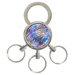 Abstract Ripple 3-ring Key Chain by bloomingvinedesign