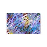 Abstract Ripple Sticker (Rectangular) Front