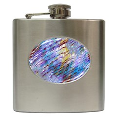 Abstract Ripple Hip Flask (6 Oz) by bloomingvinedesign