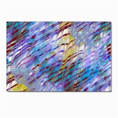 Abstract Ripple Postcard 4 x 6  (pkg Of 10) by bloomingvinedesign