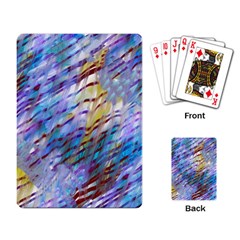 Abstract Ripple Playing Cards Single Design (rectangle) by bloomingvinedesign