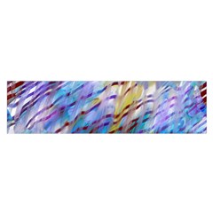 Abstract Ripple Oblong Satin Scarf (16  X 60 ) by bloomingvinedesign