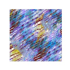 Abstract Ripple Square Satin Scarf (30  X 30 ) by bloomingvinedesign