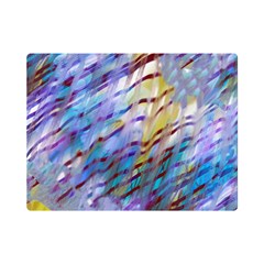 Abstract Ripple One Side Premium Plush Fleece Blanket (mini)