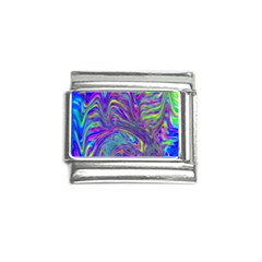 Abstract With Blue Italian Charm (9mm) by bloomingvinedesign