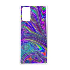 Abstract With Blue Samsung Galaxy Note 20 Tpu Uv Case