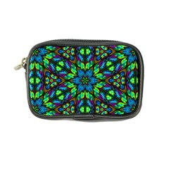 Blue Green Kaleidoscope Coin Purse by bloomingvinedesign