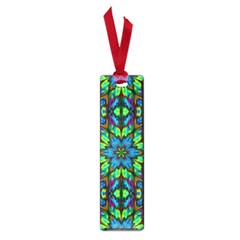 Blue Green Kaleidoscope Small Book Marks by bloomingvinedesign