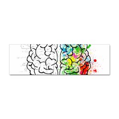 Brain-mind-psychology-idea-drawing Sticker Bumper (10 Pack)