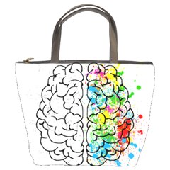 Brain-mind-psychology-idea-drawing Bucket Bag