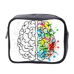 Brain-mind-psychology-idea-drawing Mini Toiletries Bag (two Sides)