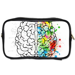 Brain-mind-psychology-idea-drawing Toiletries Bag (one Side) by Jancukart