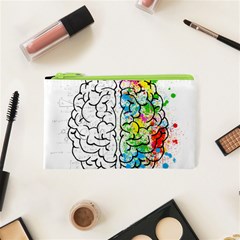 Brain-mind-psychology-idea-drawing Cosmetic Bag (xs)