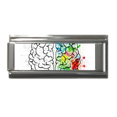 Brain-mind-psychology-idea-drawing Superlink Italian Charm (9mm)