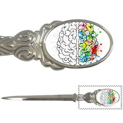 Brain-mind-psychology-idea-drawing Letter Opener by Jancukart