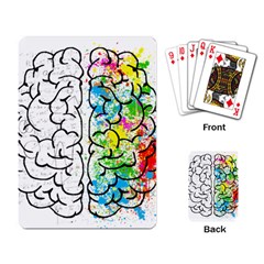 Brain-mind-psychology-idea-drawing Playing Cards Single Design (rectangle)