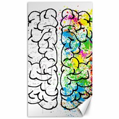 Brain-mind-psychology-idea-drawing Canvas 40  X 72  by Jancukart