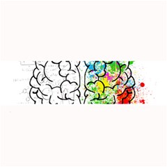 Brain-mind-psychology-idea-drawing Large Bar Mat by Jancukart