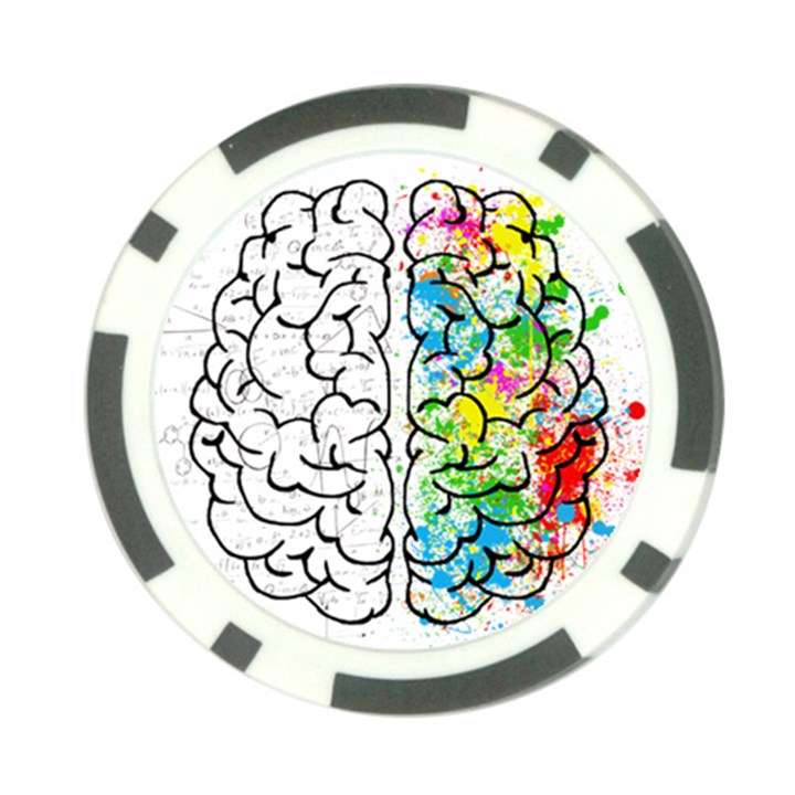 Brain-mind-psychology-idea-drawing Poker Chip Card Guard