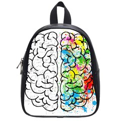 Brain-mind-psychology-idea-drawing School Bag (small)