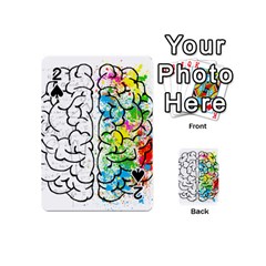 Brain-mind-psychology-idea-drawing Playing Cards 54 Designs (mini) by Jancukart