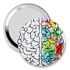 Brain-mind-psychology-idea-drawing 3  Handbag Mirrors by Jancukart