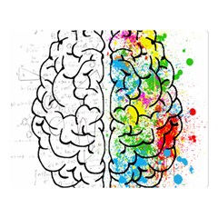 Brain-mind-psychology-idea-drawing Premium Plush Fleece Blanket (large)