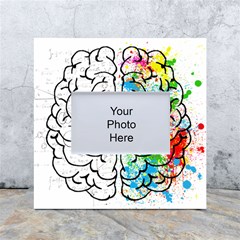 Brain-mind-psychology-idea-drawing White Box Photo Frame 4  X 6 