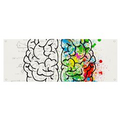 Brain-mind-psychology-idea-drawing Banner And Sign 8  X 3 