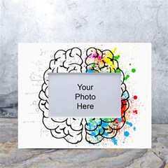 Brain-mind-psychology-idea-drawing White Tabletop Photo Frame 4 x6  by Jancukart