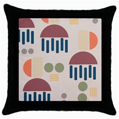 Art Background Abstract Design Throw Pillow Case (black)