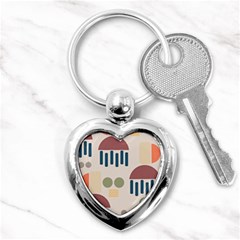 Art Background Abstract Design Key Chain (heart) by Jancukart