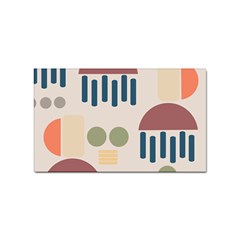 Art Background Abstract Design Sticker (rectangular)