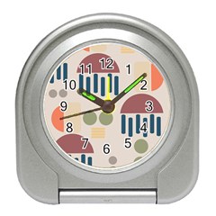 Art Background Abstract Design Travel Alarm Clock