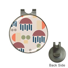 Art Background Abstract Design Hat Clips With Golf Markers