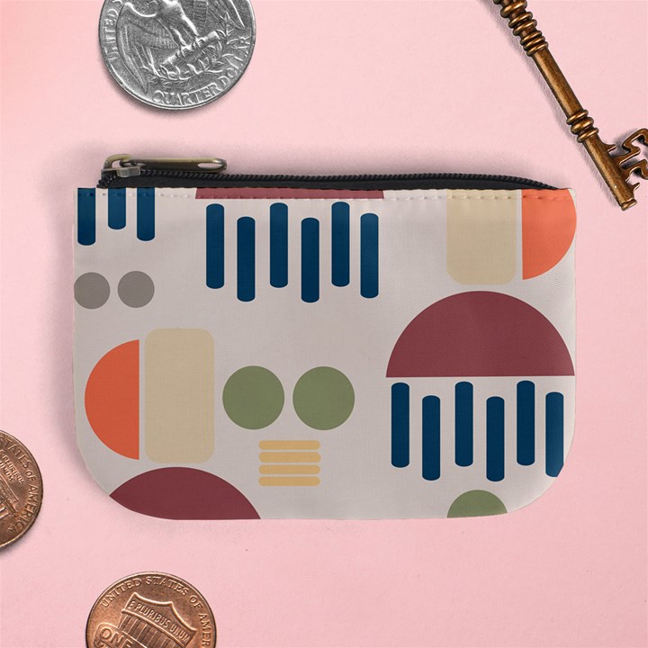 Art Background Abstract Design Mini Coin Purse