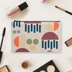 Art Background Abstract Design Cosmetic Bag (medium)