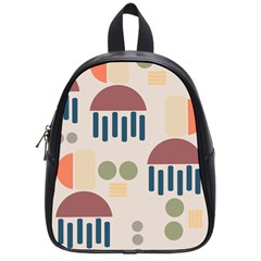 Art Background Abstract Design School Bag (small)