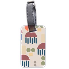 Art Background Abstract Design Luggage Tag (two Sides)