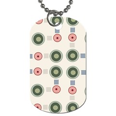 Art Design Round Drawing Abstract Dog Tag (two Sides)