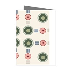 Art Design Round Drawing Abstract Mini Greeting Cards (pkg Of 8)