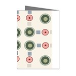 Art Design Round Drawing Abstract Mini Greeting Cards (Pkg of 8) Left