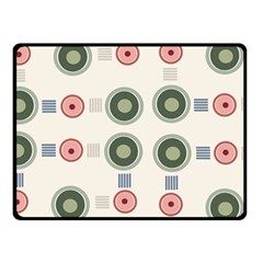 Art Design Round Drawing Abstract Fleece Blanket (small)