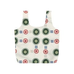 Art Design Round Drawing Abstract Full Print Recycle Bag (s) by Jancukart