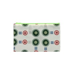 Art Design Round Drawing Abstract Cosmetic Bag (xs) by Jancukart