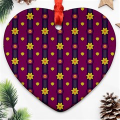 Background Graphic Decor Backdrop Heart Ornament (two Sides)