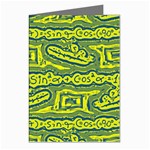 Abstract Background Graphic Greeting Cards (Pkg of 8) Left