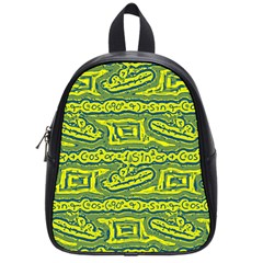 Abstract Background Graphic School Bag (small)