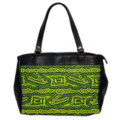 Abstract Background Graphic Oversize Office Handbag