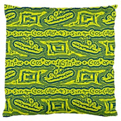 Abstract Background Graphic Standard Premium Plush Fleece Cushion Case (one Side)